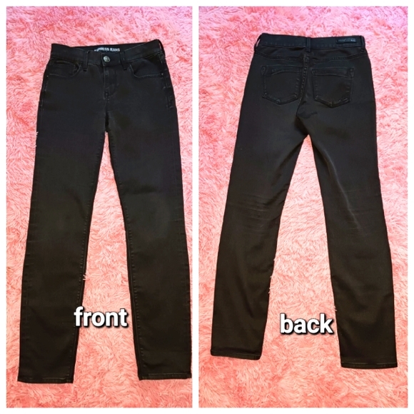 EXPRESS Jeans, Mia Skinny, mid rise, 2R, black - Picture 4 of 8